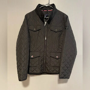 NWT Tommy Hilfiger Women’s Black Quilted Jacket size L